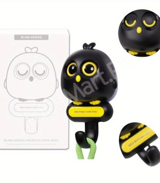 cute-decorative-bird-design-adhesive-wall-hook-multi-purpose-for-home-office-product-image