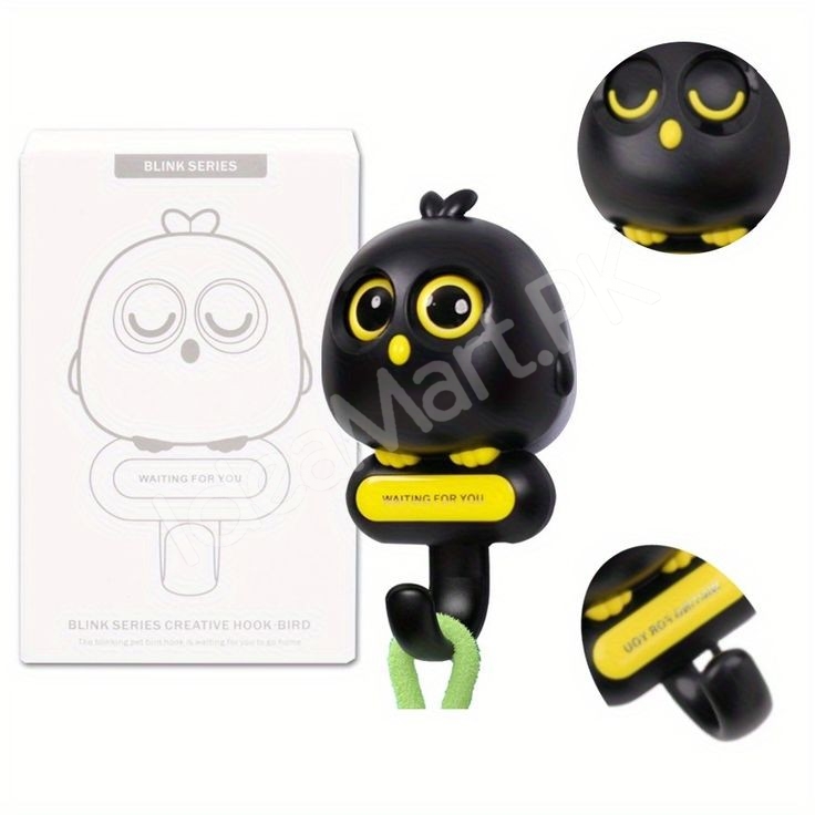 cute-decorative-bird-design-adhesive-wall-hook-multi-purpose-for-home-office-product-image