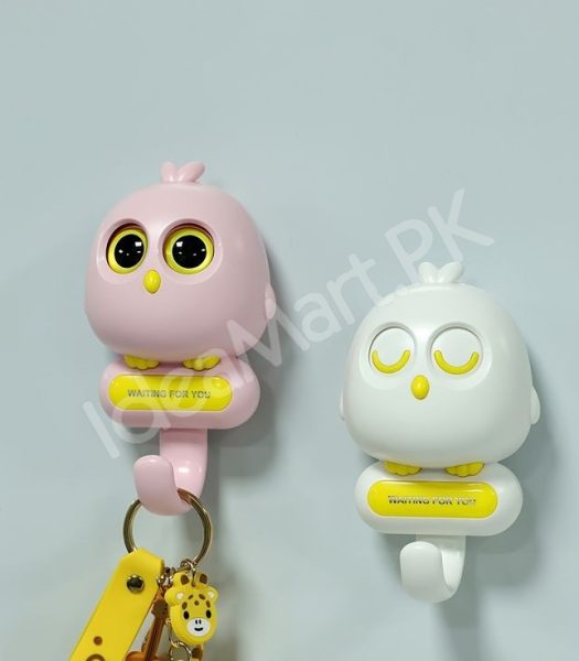 cute-decorative-bird-design-adhesive-wall-hook-multi-purpose-for-home-office-product-image