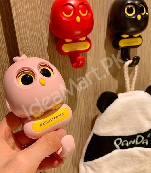 cute-decorative-bird-design-adhesive-wall-hook-multi-purpose-for-home-office-product-image