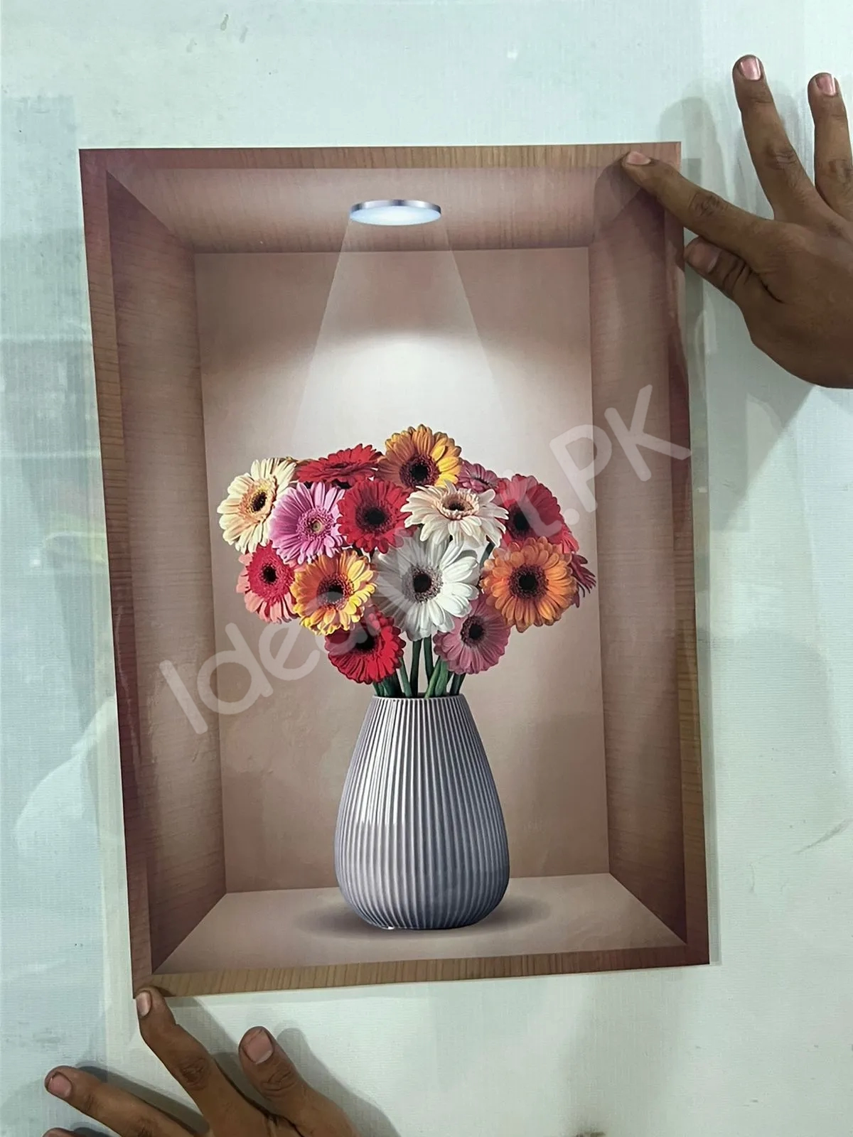 pcs-set-3d-plant-vase-wall-sticker-home-decoration-self-adhesive-bedroom-living-room-decor-30x45-cm-product-image
