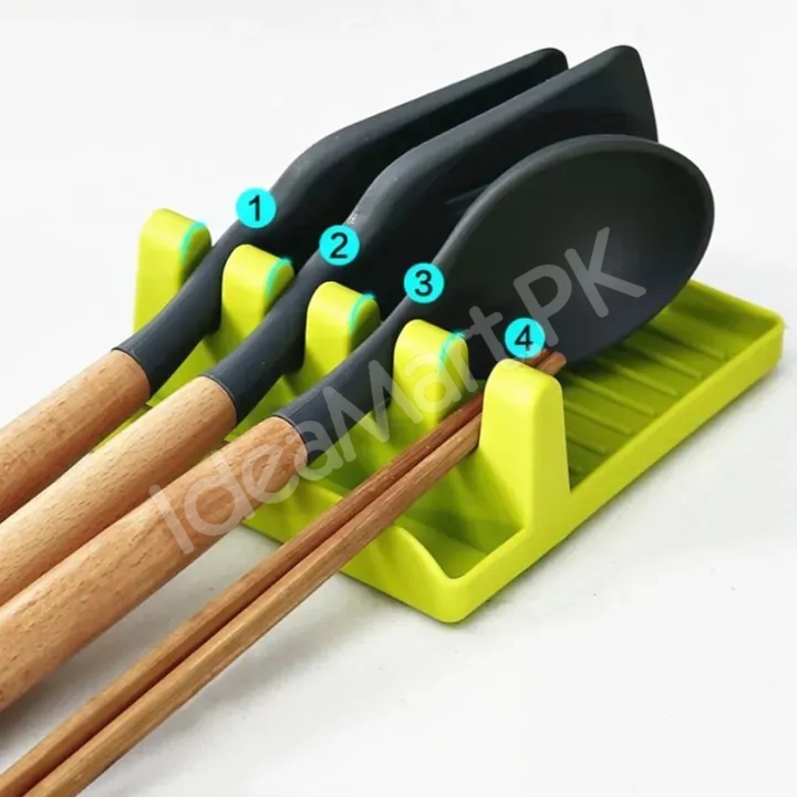 plastic-kitchen-spoon-utensil-holder-fork-spatula-chopsticks-rack-non-slip-spoon-rest-organizer-plastic-product-image
