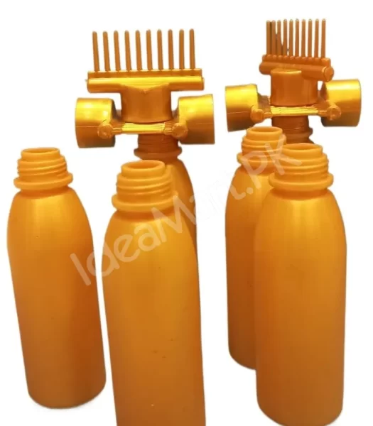 hair-comb-applicator-bottle-130ml-professional-graduated-scale-for-hair-dye-coloring-oiling-scalp-treatment-salon-home-use-product-image