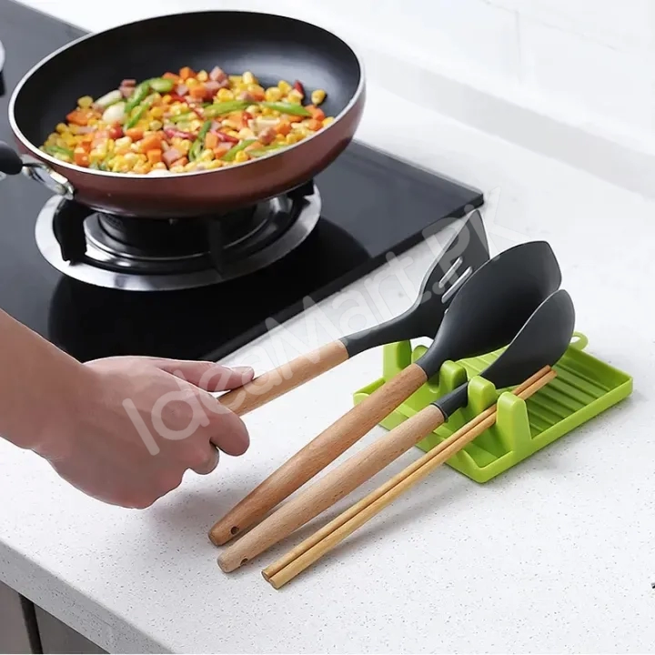 plastic-kitchen-spoon-utensil-holder-fork-spatula-chopsticks-rack-non-slip-spoon-rest-organizer-plastic-product-image
