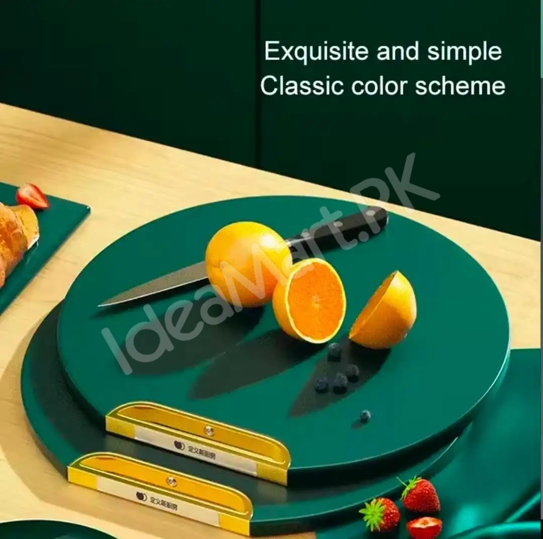 double-sided-pe-cutting-board-anti-mildew-non-slip-round-rotating-green-sticky-pad-stand-able-kitchen-cutting-board-product-image