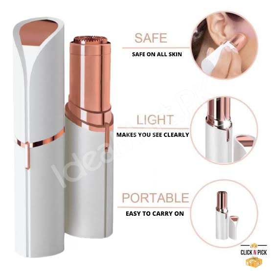 painless-rechargeable-electric-facial-hair-remover-with-led-light-product-image