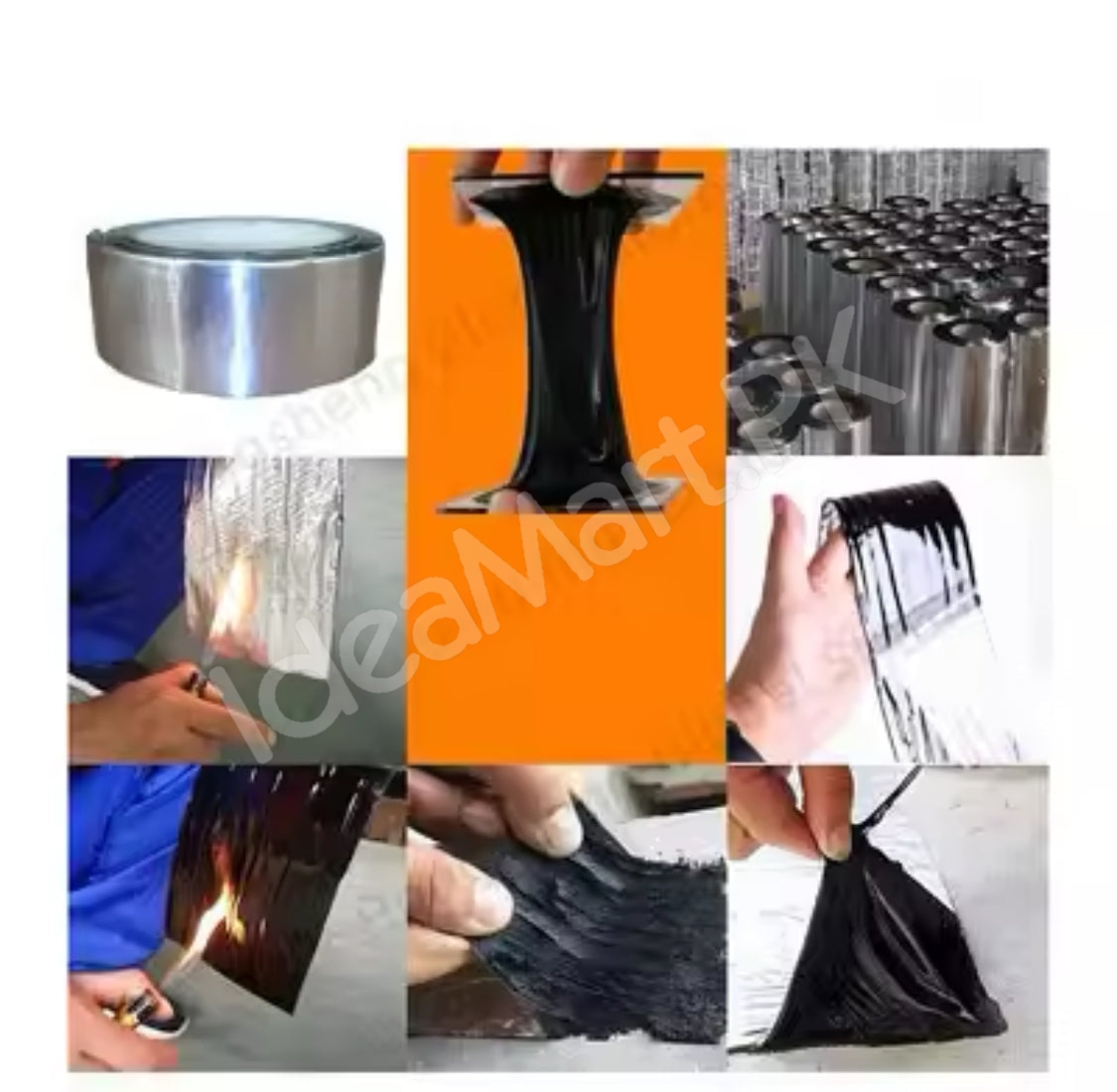 watertight-sealing-tape-self-adhesive-butyl-rubber-leak-repair-aluminum-flashing-for-rv-roof-pipe-window-home-product-image