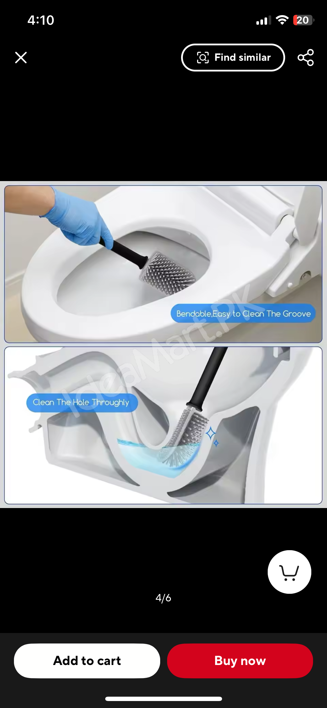 modern-style-long-handle-silicone-toilet-brush-holder-set-with-wall-mount-option-for-hygienic-bathroom-cleaning-product-image