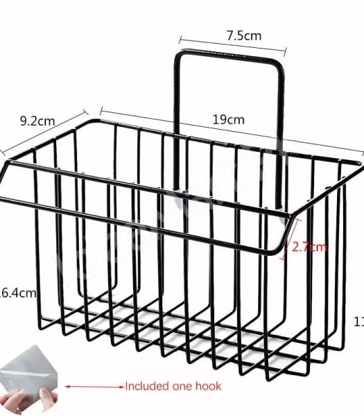 metal-sponge-holder-with-towel-stand-kitchen-dish-cloth-sponge-shelf-storage-basket-bathroom-towel-drain-rack-kitchen-organizer-shower-caddy-basket-shelf-product-image