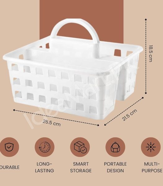 3-compartment-shower-caddy-basket-with-handle-durable-bathroom-organizer-for-toiletries-accessories-product-image