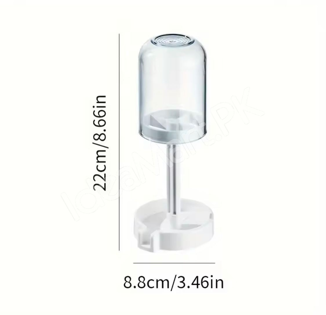 dustproof-toothbrush-holder-with-protective-cover-stand-alone-toothpaste-storage-rack-multi-slot-countertop-bathroom-vanity-organizer-product-image