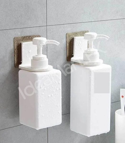 wall-mount-shampoo-soap-dispenser-holder-with-adhesive-back-for-bathroom-shower-storage-product-image
