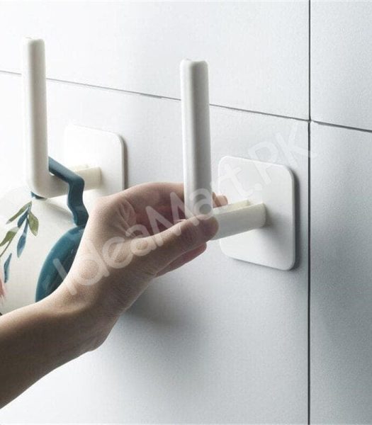 plastic-no-drill-adhesive-wall-mount-paper-towel-holder-and-toilet-roll-dispenser-for-kitchen-and-bathroom-product-image