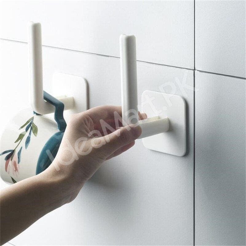 plastic-no-drill-adhesive-wall-mount-paper-towel-holder-and-toilet-roll-dispenser-for-kitchen-and-bathroom-product-image