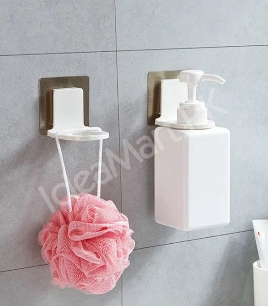 wall-mount-shampoo-soap-dispenser-holder-with-adhesive-back-for-bathroom-shower-storage-product-image
