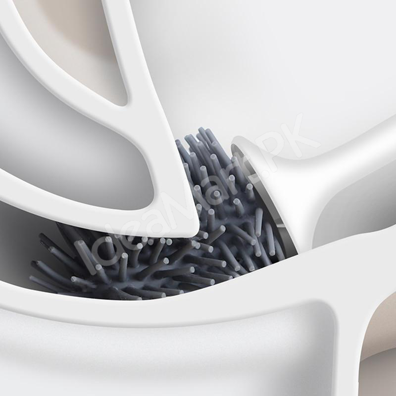 modern-style-long-handle-silicone-toilet-brush-holder-set-with-wall-mount-option-for-hygienic-bathroom-cleaning-product-image