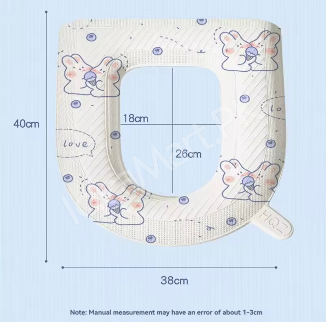 washable-and-waterproof-cartoon-bunny-pattern-toilet-seat-cover-with-cushioning-for-warmth-and-hygienic-bathroom-comfort-product-image