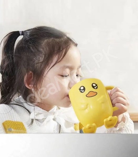 duck-mouthwash-cup-with-handle-bathroom-tumbler-and-toothbrush-holder-for-kids-home-and-travel-use-product-image