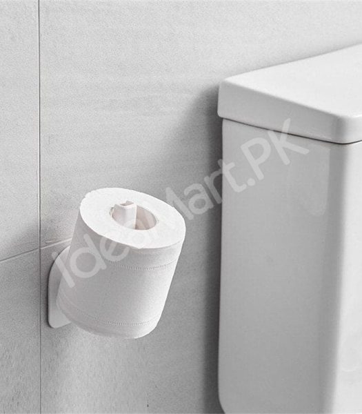 plastic-no-drill-adhesive-wall-mount-paper-towel-holder-and-toilet-roll-dispenser-for-kitchen-and-bathroom-product-image
