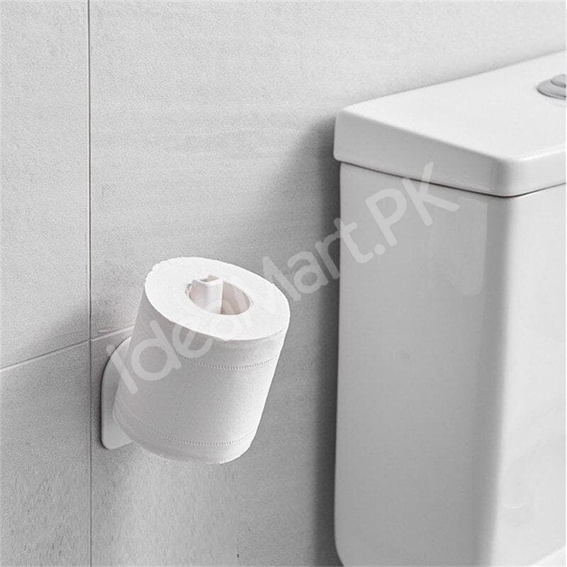 plastic-no-drill-adhesive-wall-mount-paper-towel-holder-and-toilet-roll-dispenser-for-kitchen-and-bathroom-product-image