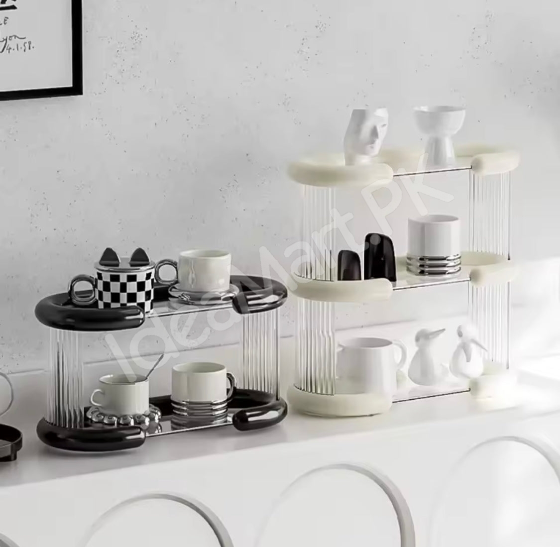 2-tier-oval-acrylic-vanity-and-perfume-display-shelf-with-modern-design-for-countertop-cosmetic-storage-product-image