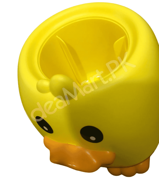 yellow-duck-design-toilet-brush-and-holder-set-for-bathroom-wall-mounted-or-freestanding-with-long-handle-product-image
