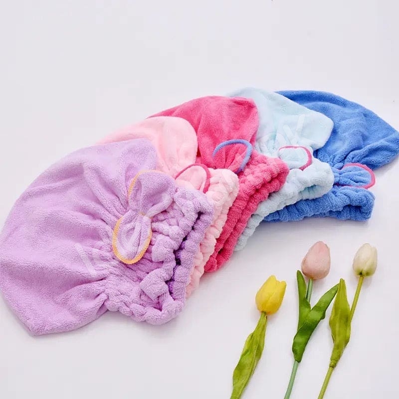 microfiber-bowknot-hair-towel-wrap-with-quick-dry-and-highly-absorbent-spa-cap-for-bath-shower-long-curly-thick-hair-product-image