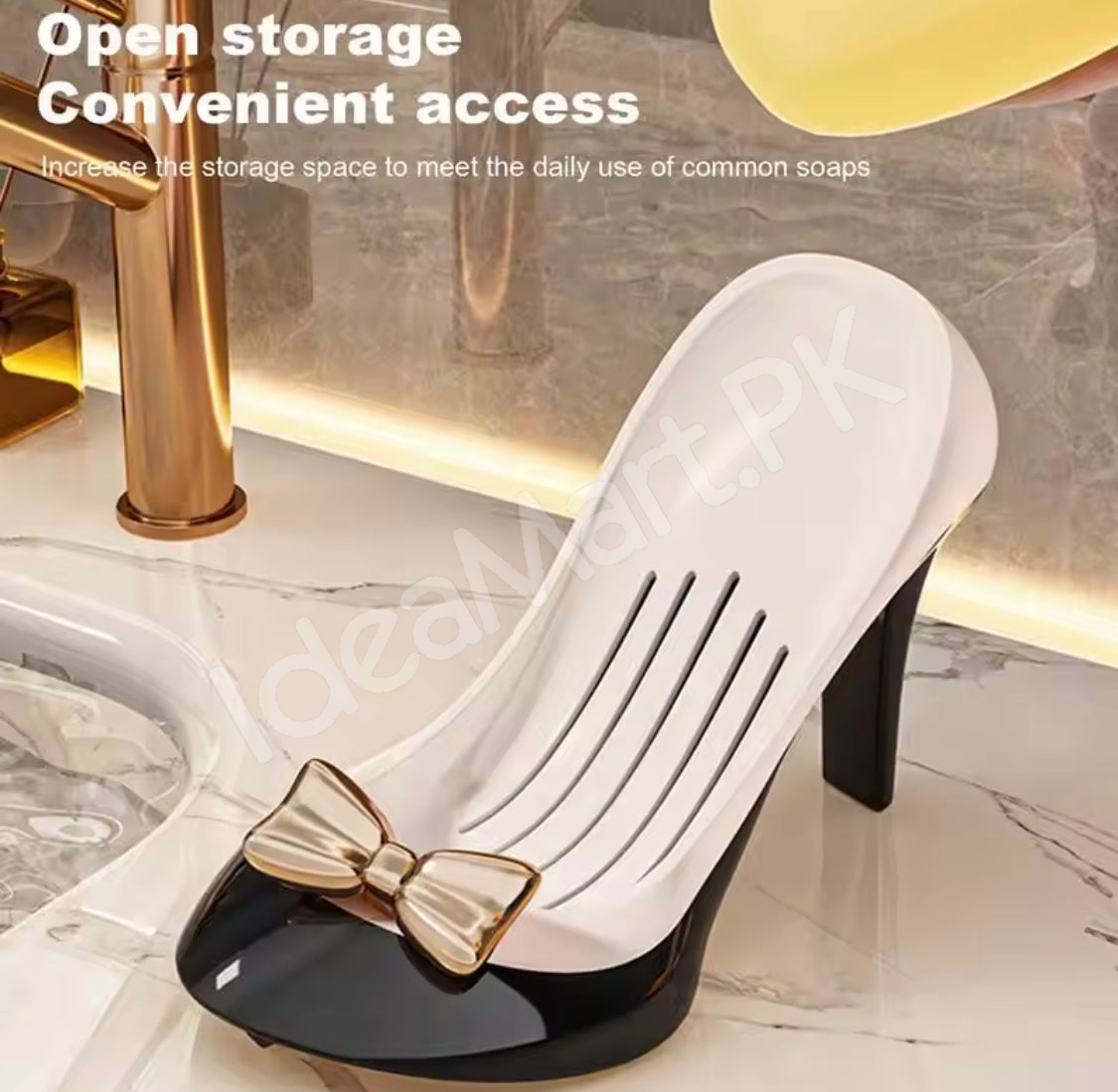 luxury-high-heel-soap-dish-with-drainage-self-draining-bar-holder-for-bathroom-sink-product-image