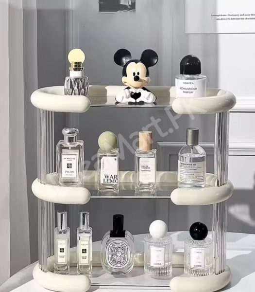 2-tier-oval-acrylic-vanity-and-perfume-display-shelf-with-modern-design-for-countertop-cosmetic-storage-product-image