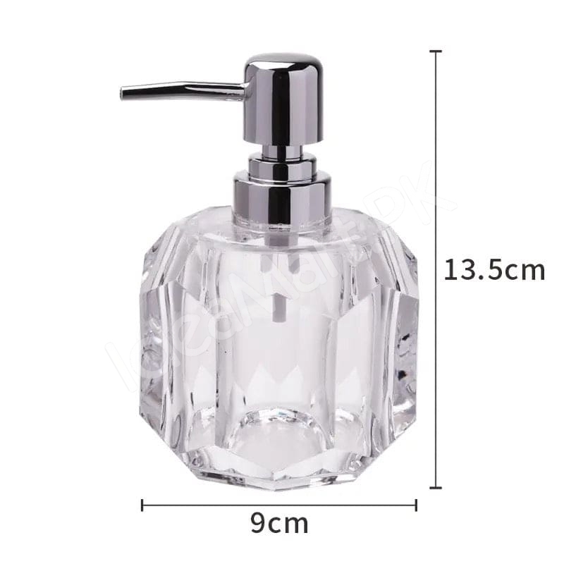 luxury-crystal-cut-glass-liquid-soap-dispenser-with-chrome-pump-for-bathroom-vanity-and-kitchen-countertop-product-image