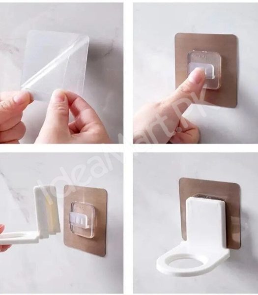 wall-mount-shampoo-soap-dispenser-holder-with-adhesive-back-for-bathroom-shower-storage-product-image