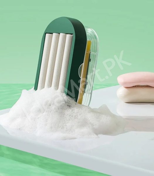 roller-bar-soap-box-and-dispenser-with-lid-quick-foaming-drain-holder-for-bathroom-and-kitchen-countertop-product-image
