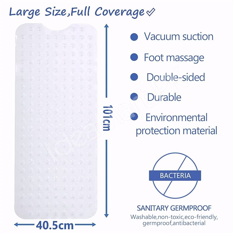 rectangle-extra-long-non-slip-baby-bathtub-mat-textured-grip-safety-shower-mat-with-suction-cups-for-toddlers-infants-product-image