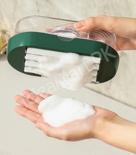 roller-bar-soap-box-and-dispenser-with-lid-quick-foaming-drain-holder-for-bathroom-and-kitchen-countertop-product-image
