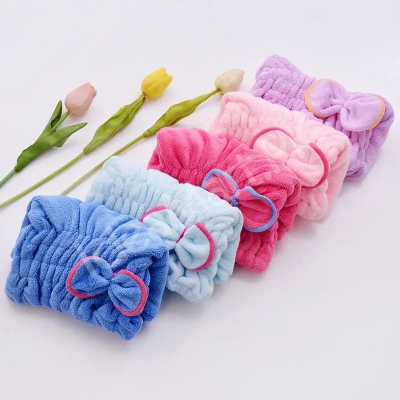 microfiber-bowknot-hair-towel-wrap-with-quick-dry-and-highly-absorbent-spa-cap-for-bath-shower-long-curly-thick-hair-product-image