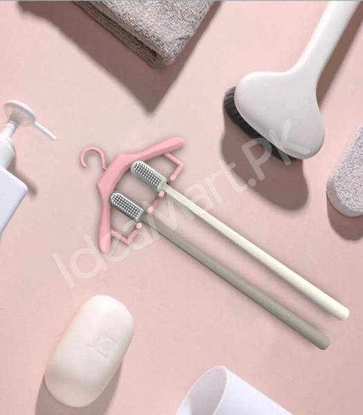 creative-hanger-design-adhesive-toothbrush-holder-and-wall-hook-for-compact-bathroom-storage-and-tidy-product-image