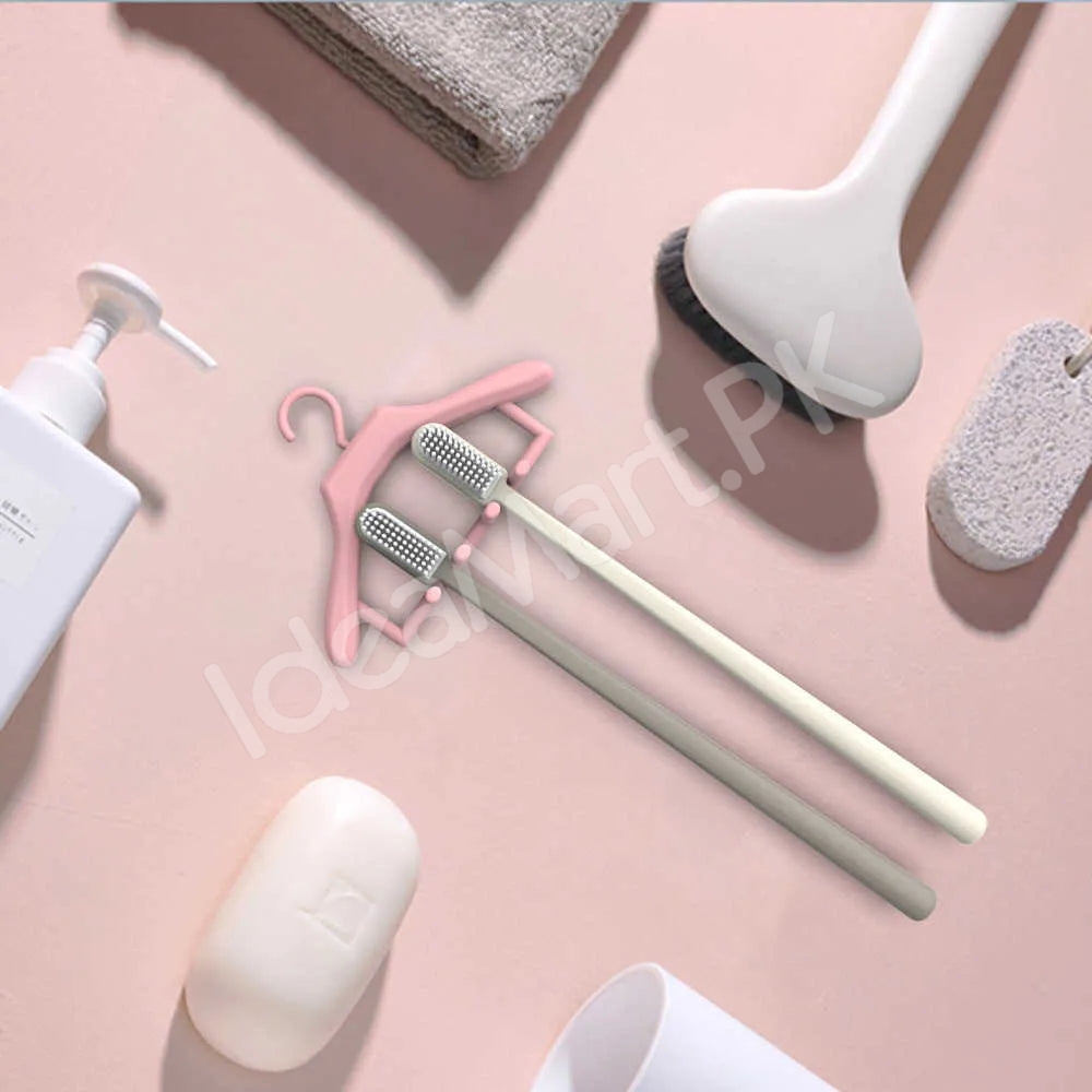 creative-hanger-design-adhesive-toothbrush-holder-and-wall-hook-for-compact-bathroom-storage-and-tidy-product-image