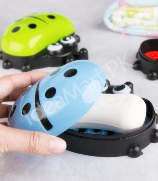 ladybug-cartoon-soap-box-with-cover-double-layer-drain-soap-dish-storage-organizer-case-for-kitchen-and-bathroom-use-product-image