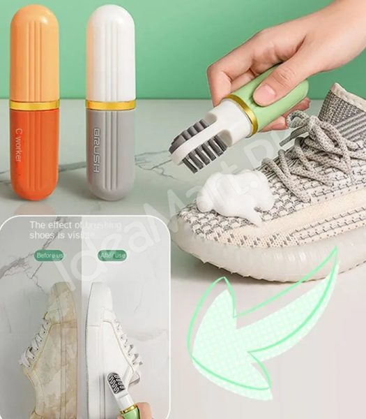 3-in-1-sneaker-cleaning-brush-dual-bristle-shoe-cleaner-with-liquid-spray-portable-travel-kit-for-household-shoes-product-image