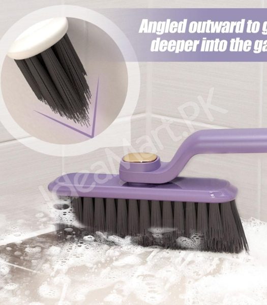 3-in-1-multifunction-cleaning-brush-with-360-rotating-head-v-shaped-bristles-tail-spatula-hair-clip-tool-product-image