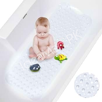 rectangle-extra-long-non-slip-baby-bathtub-mat-textured-grip-safety-shower-mat-with-suction-cups-for-toddlers-infants-product-image