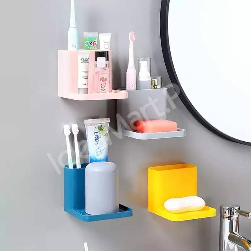 wall-mounted-multifunctional-toothpaste-and-soap-holder-space-saving-bathroom-organizer-with-durable-convenient-design-product-image