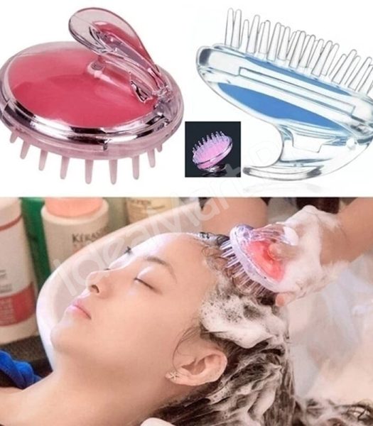 transparent-scalp-brush-silicone-shampoo-head-massager-for-hair-washing-bath-shower-spa-scalp-cleaning-product-image