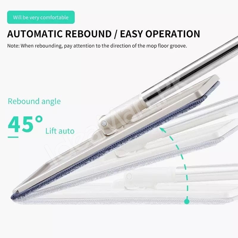 magic-flat-mop-and-bucket-system-with-hands-free-self-squeeze-for-versatile-wet-dry-kitchen-and-home-floor-cleaning-product-image