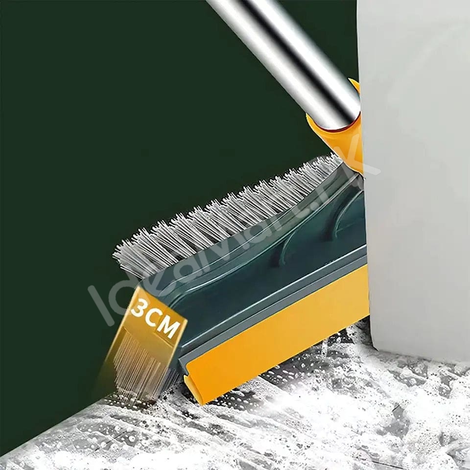 3-in-1-v-shape-stiff-bristle-scrub-brush-with-long-adjustable-handle-scraper-for-floor-grout-wall-cleaning-product-image