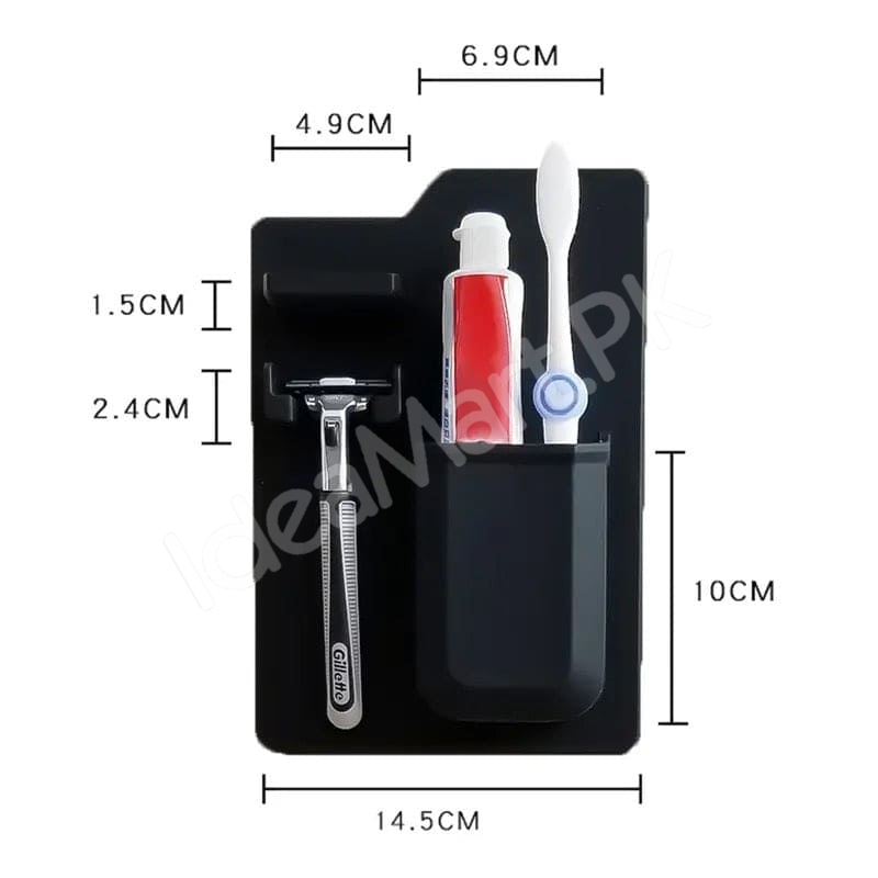 silicone-wall-mounted-holder-multifunctional-organizer-for-toothbrush-shaver-razor-and-bathroom-essentials-product-image