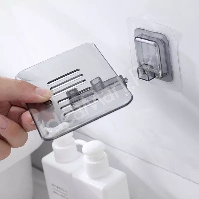 self-draining-soap-holder-wall-mounted-soap-dish-tray-for-bathroom-creative-soap-dish-with-drainage-product-image