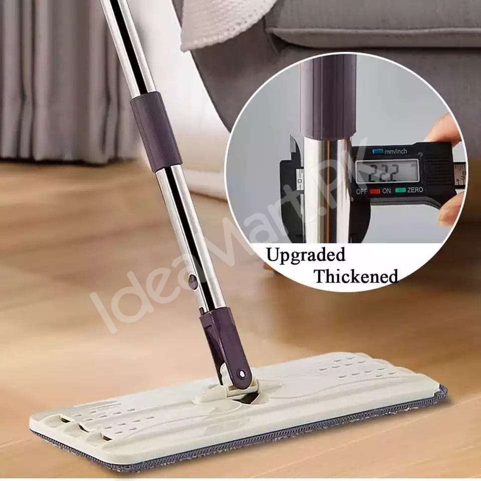 magic-flat-mop-and-bucket-system-with-hands-free-self-squeeze-for-versatile-wet-dry-kitchen-and-home-floor-cleaning-product-image
