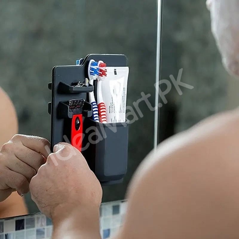 silicone-wall-mounted-holder-multifunctional-organizer-for-toothbrush-shaver-razor-and-bathroom-essentials-product-image