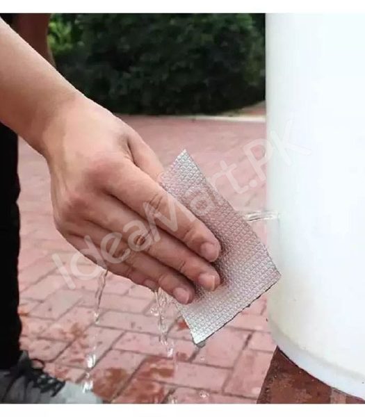 aluminum-foil-butyl-rubber-tape-high-temperature-waterproof-leak-proof-nano-self-adhesive-tape-for-duct-wall-and-crack-repairs-product-image